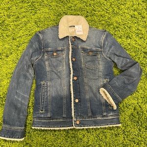 Crew kids jeans  jacket size 14